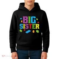 Big Sister Master Builder Building Bricks Blocks Family Set Kids Hoodie thumb 4