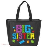 Big Sister Master Builder Building Bricks Blocks Family Set Tote Bag thumb 0