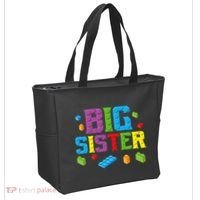Big Sister Master Builder Building Bricks Blocks Family Set Tote Bag thumb 2
