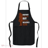 Bigfoot Saw Me But Nobody Believes Him Apron thumb 0