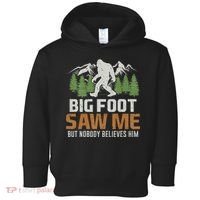 Bigfoot Saw Me But Nobody Believes Him Toddler Hoodie thumb 0