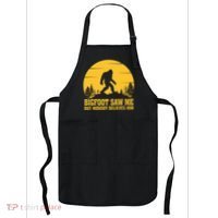 Bigfoot Saw Me But Nobody Believes Him Camping Apron thumb 0