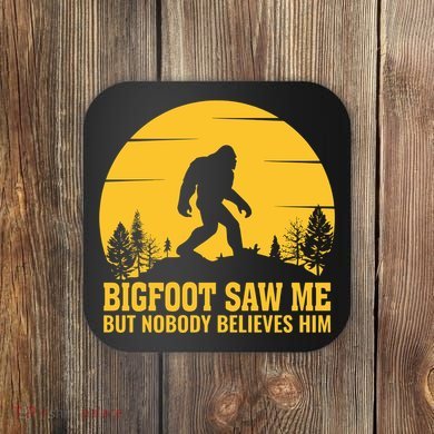 Bigfoot Saw Me But Nobody Believes Him Camping Coaster