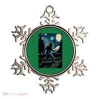Bigfoot Starry Night Sasquatch Van Gogh Sky Painting Art Ornament thumb 0