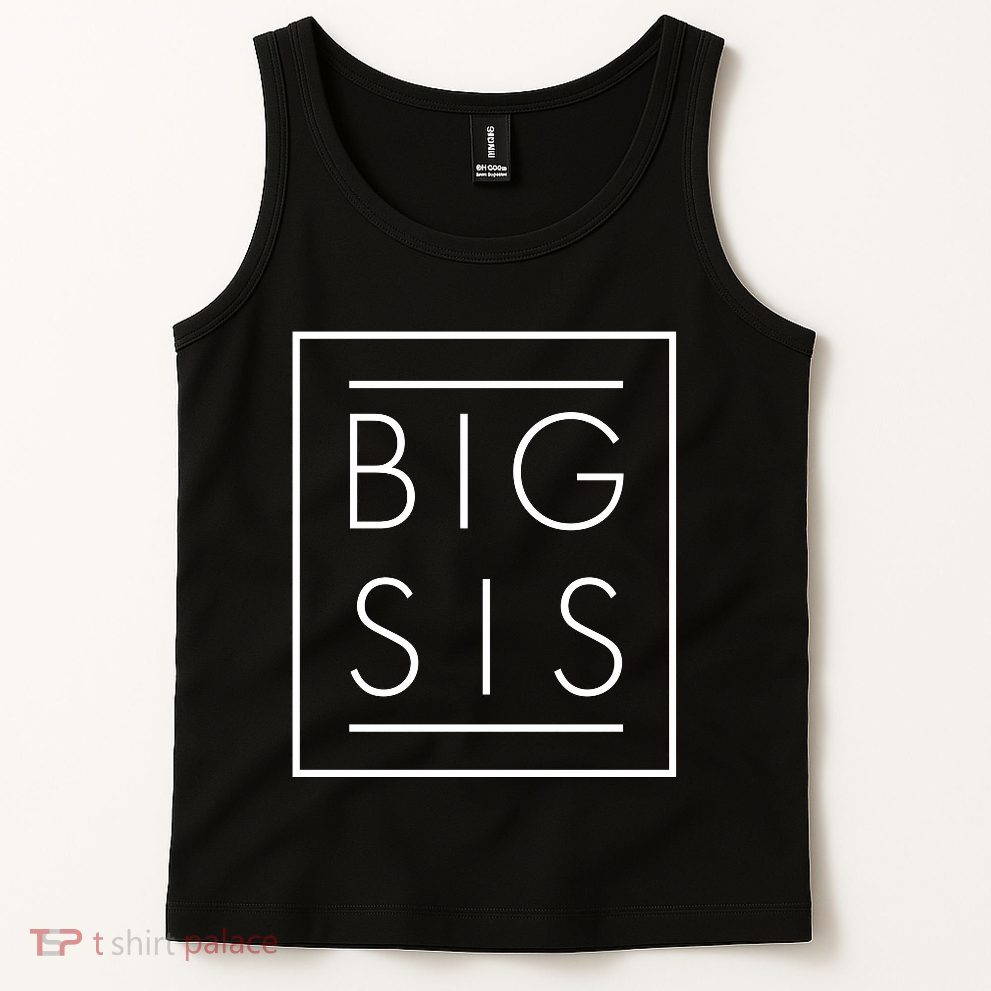 Big Sis New Baby Sibling Tank Top