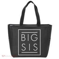 Big Sis New Baby Sibling Tote Bag thumb 0