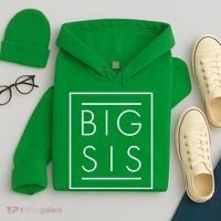 Big Sis New Baby Sibling Hoodie thumb 4