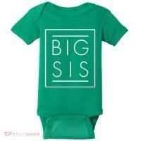 Big Sis New Baby Sibling Baby Bodysuit thumb 0
