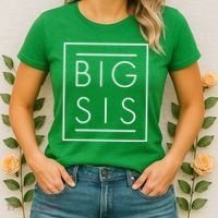 Big Sis New Baby Sibling Women's T-Shirt thumb 2