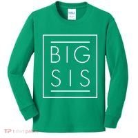 Big Sis New Baby Sibling Kids Long Sleeve Shirt thumb 0