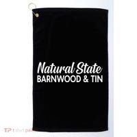 Ben Shapiro Natural State Barnwood & Tin Golf Towel thumb 0