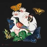 Butterfly Spring Nature Doggie Tank thumb 4