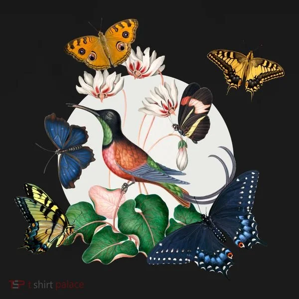 Butterfly Spring Nature Doggie Tank