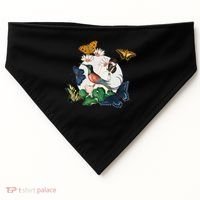 Butterfly Spring Nature USA-Made Doggie Bandana thumb 0