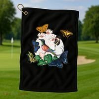 Butterfly Spring Nature Golf Towel thumb 1