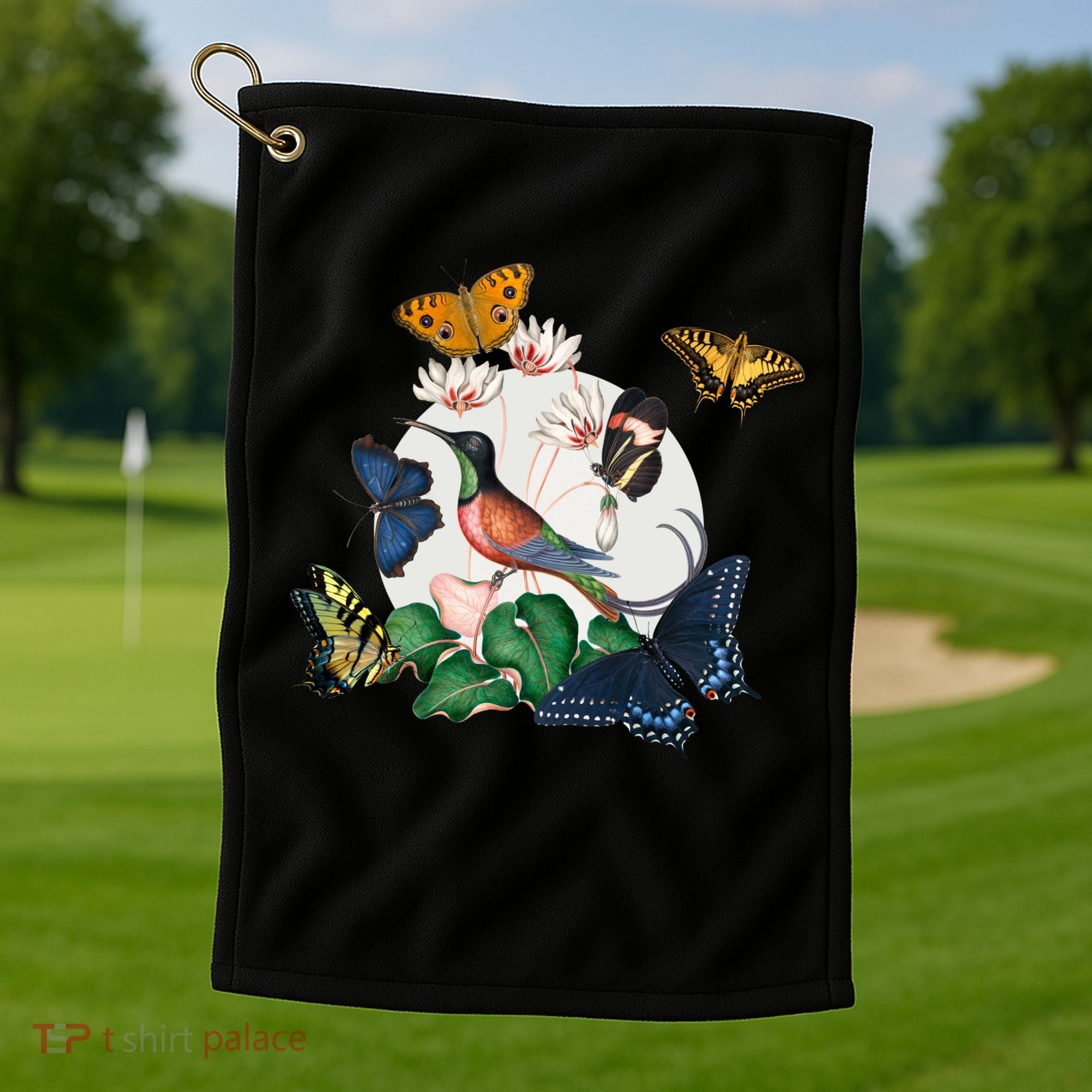 Butterfly Spring Nature Golf Towel