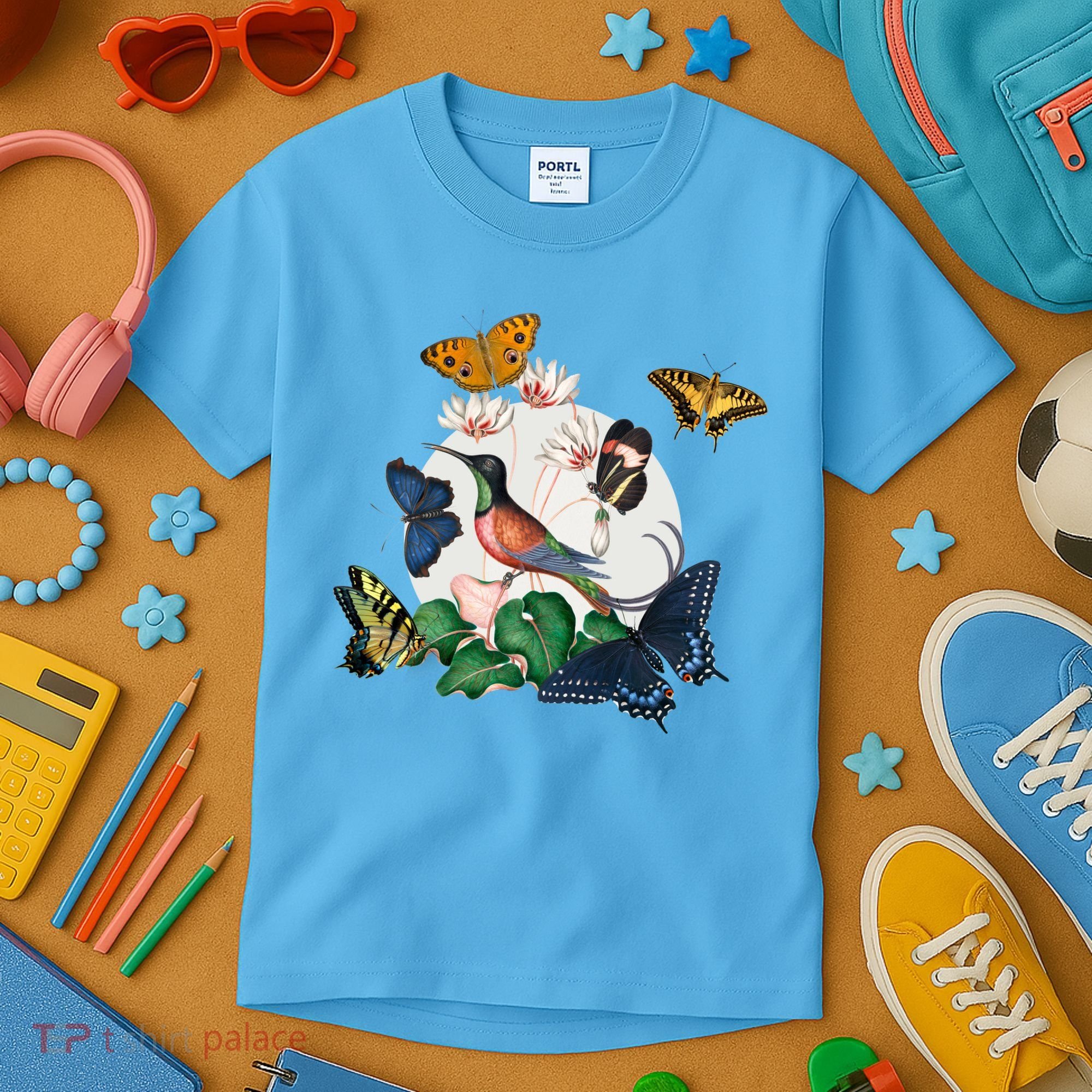 Butterfly Spring Nature Kids T-Shirt