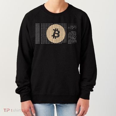 Bitcoin Satoshi Nakamoto Block Cryptocurrency Women's Sweatshirt
