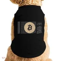 Bitcoin Satoshi Nakamoto Block Cryptocurrency Doggie Tank thumb 0