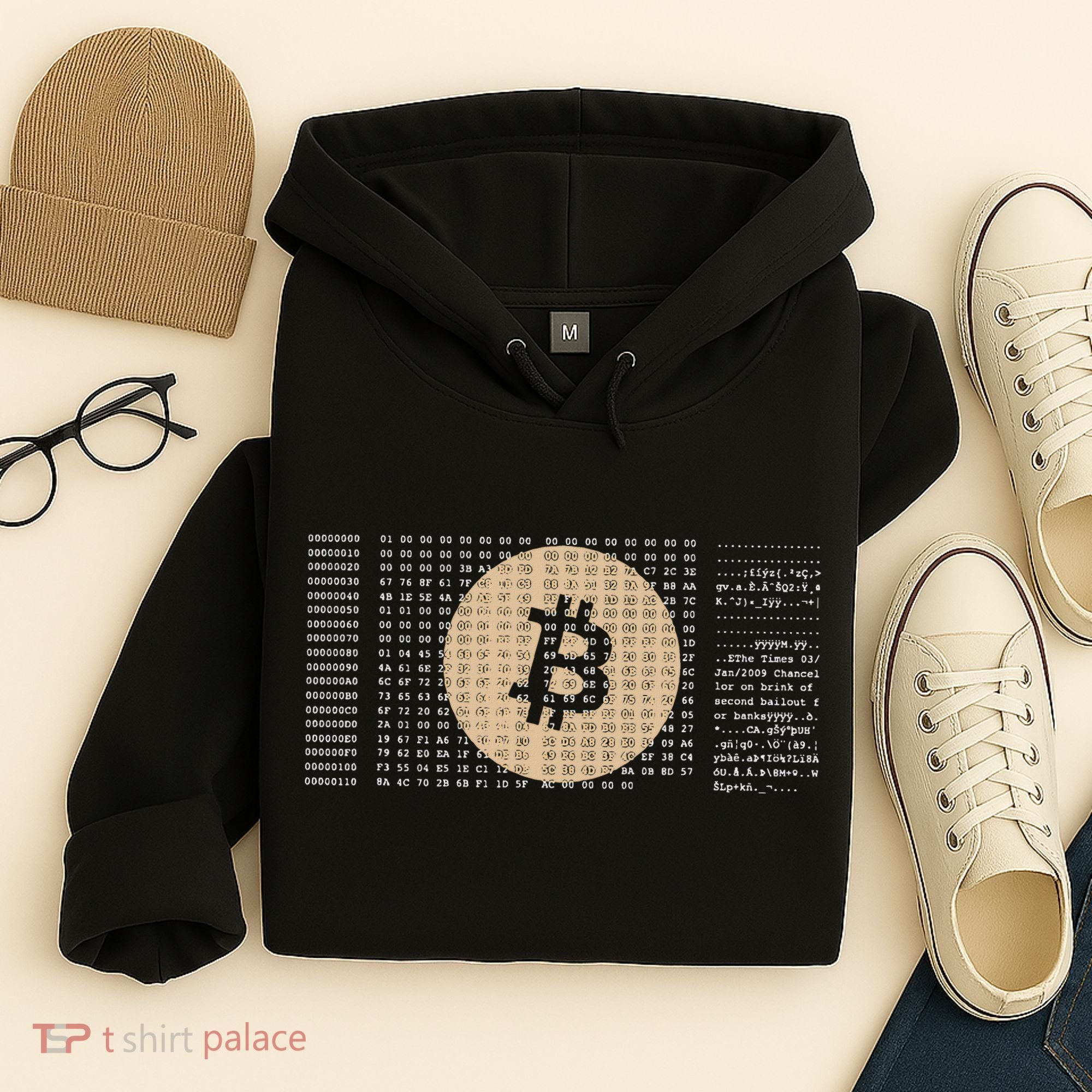 Bitcoin Satoshi Nakamoto Block Cryptocurrency Hoodie