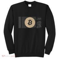 Bitcoin Satoshi Nakamoto Block Cryptocurrency Sweatshirt thumb 0