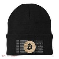 Bitcoin Satoshi Nakamoto Block Cryptocurrency Beanie thumb 0