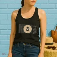Bitcoin Satoshi Nakamoto Block Cryptocurrency Women's Tank Top thumb 2