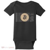 Bitcoin Satoshi Nakamoto Block Cryptocurrency Baby Bodysuit thumb 0