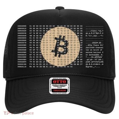Bitcoin Satoshi Nakamoto Block Cryptocurrency Hat