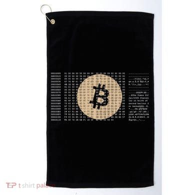Bitcoin Satoshi Nakamoto Block Cryptocurrency Golf Towel