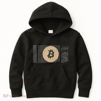 Bitcoin Satoshi Nakamoto Block Cryptocurrency Kids Hoodie thumb 0