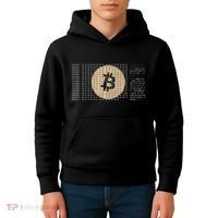 Bitcoin Satoshi Nakamoto Block Cryptocurrency Kids Hoodie thumb 4