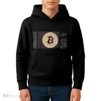 Bitcoin Satoshi Nakamoto Block Cryptocurrency Kids Hoodie thumb 4