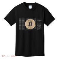 Bitcoin Satoshi Nakamoto Block Cryptocurrency Kids T-Shirt thumb 0