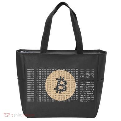 Bitcoin Satoshi Nakamoto Block Cryptocurrency Tote Bag