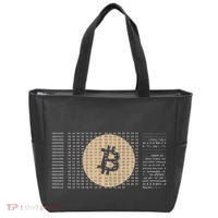 Bitcoin Satoshi Nakamoto Block Cryptocurrency Tote Bag thumb 0