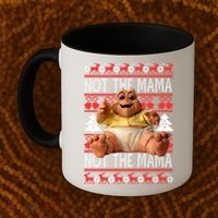 Baby Sinclair Not The Mama Ugly Christmas Baby Sinclair Monster Coffee Mug thumb 2