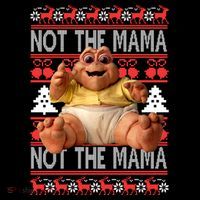 Baby Sinclair Not The Mama Ugly Christmas Baby Sinclair Monster Coffee Mug thumb 5