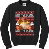 Baby Sinclair Not The Mama Ugly Christmas Baby Sinclair Monster Kids Sweatshirt thumb 0