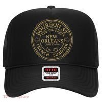 Bourbon Street New Orleans French Quarter Distressed Hat thumb 0