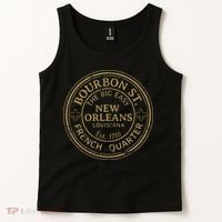 Bourbon Street New Orleans French Quarter Distressed Tank Top thumb 2