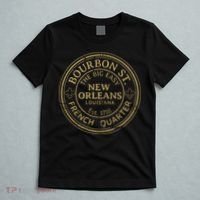 Bourbon Street New Orleans French Quarter Distressed T-Shirt thumb 5