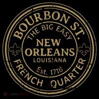 Bourbon Street New Orleans French Quarter Distressed Coffee Mug thumb 5