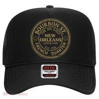 Bourbon Street New Orleans French Quarter Distressed Hat thumb 0