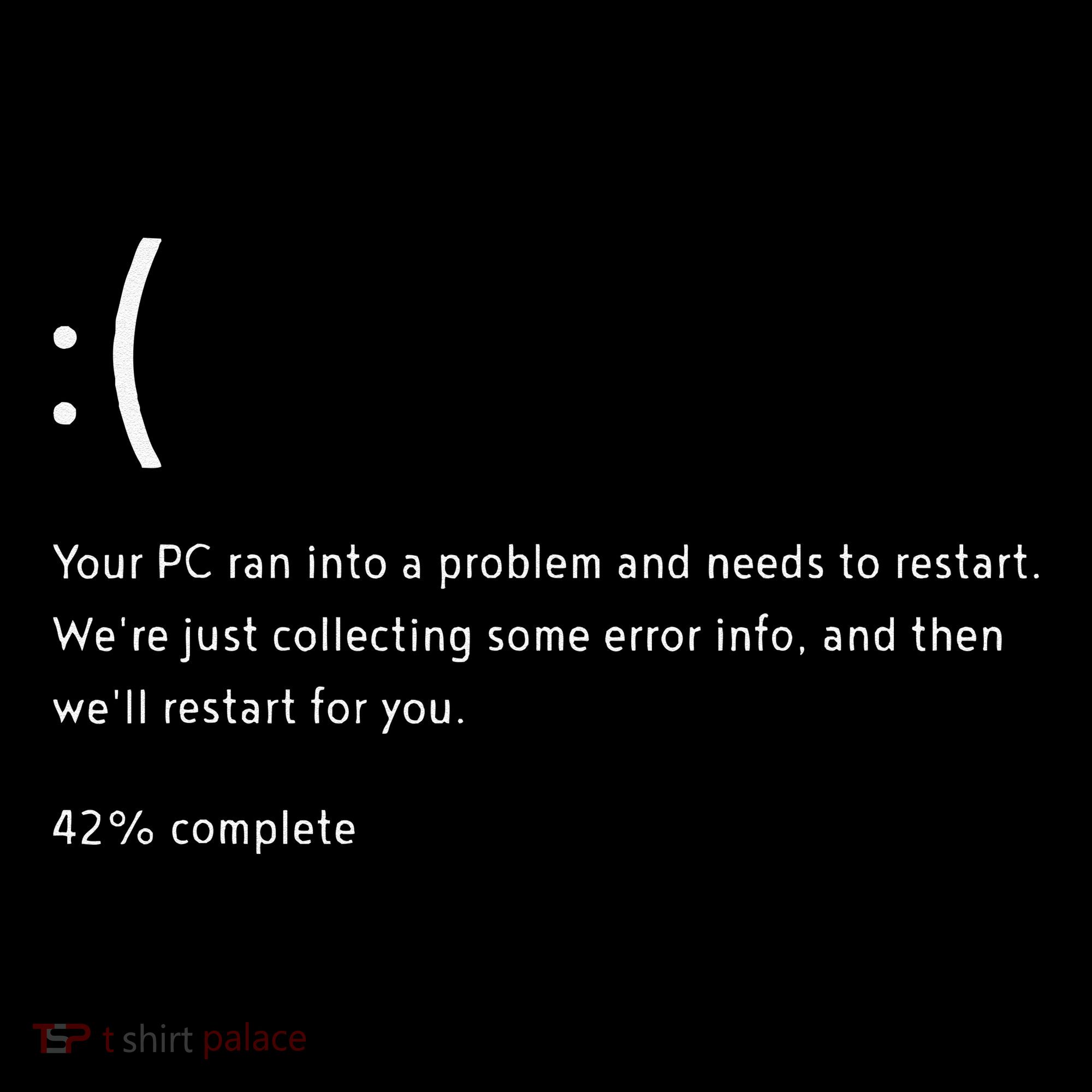 Blue Screen Of Death Bsod Crowdstrike It Outage Bug Meme T-Shirt