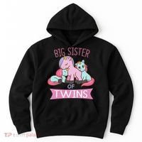 Big Sister of Twins Unicorn Twin Hoodie thumb 0