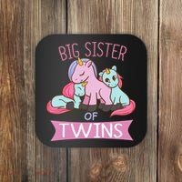 Big Sister of Twins Unicorn Twin Coaster thumb 0