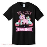 Big Sister of Twins Unicorn Twin Kids T-Shirt thumb 0