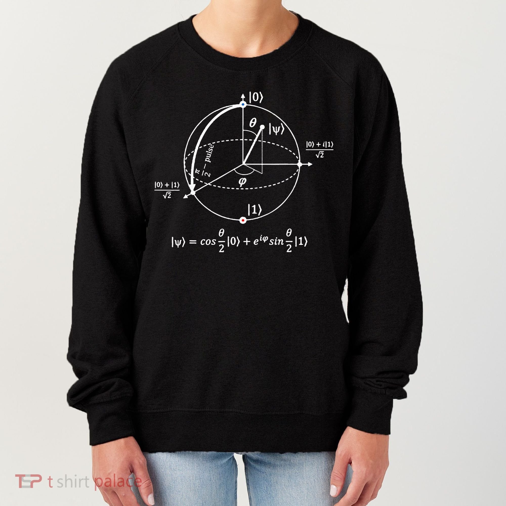 Bloch Sphere Of Quantum Information Physics And Science Women's Sweatshirt