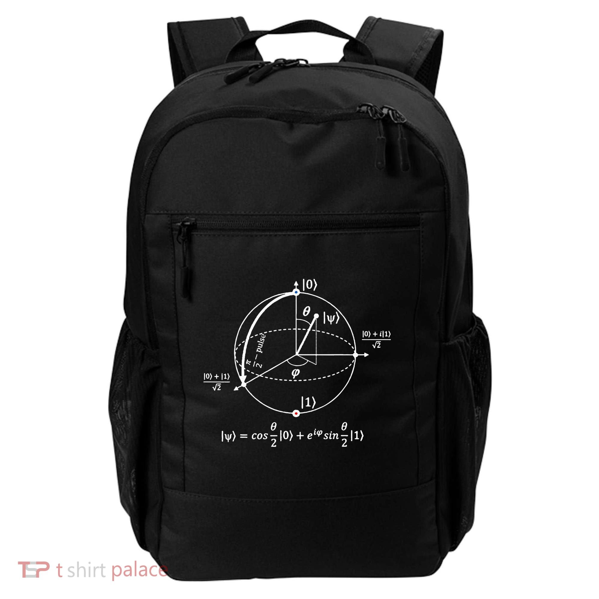 Bloch Sphere Of Quantum Information Physics And Science Backpack